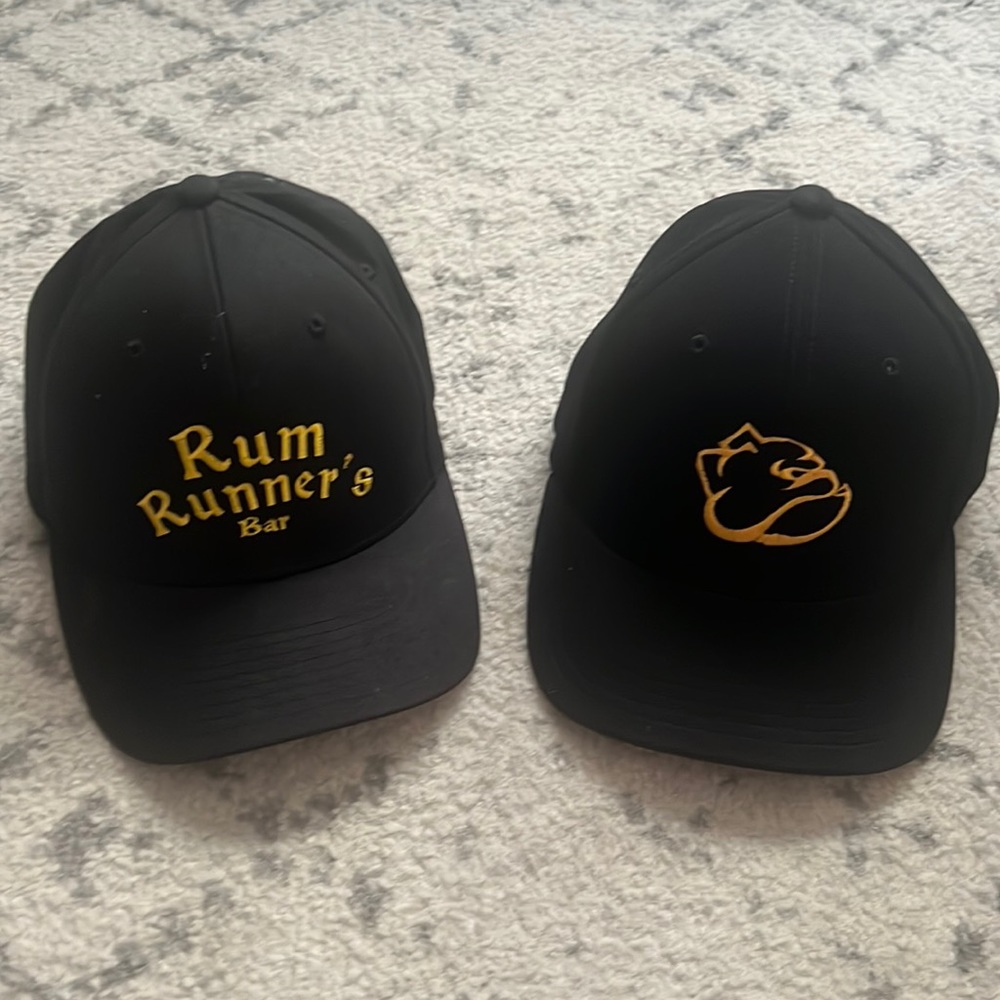 Bundle Two Flexfit Black Hats